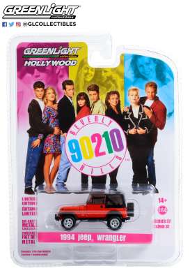 Jeep - Wrangler 1994 red - 1:64 - GreenLight - 44970B - gl44970B | Toms Modelautos Jeep - Wrangler 1994 red - 1:64 - GreenLight - 44970B - gl44970B | Toms Modelautos