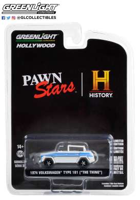 Volkswagen - Thing Type 181 1974 white/blue - 1:64 - GreenLight - 44970C - gl44970C | Toms Modelautos Volkswagen - Thing Type 181 1974 white/blue - 1:64 - GreenLight - 44970C - gl44970C | Toms Modelautos