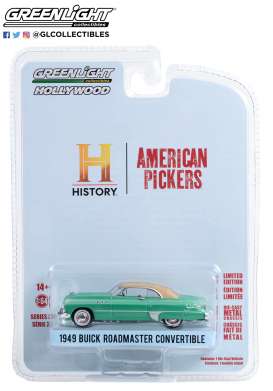 Buick  - Roadmaster 1949 green - 1:64 - GreenLight - 44970D - gl44970D | Toms Modelautos