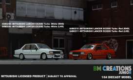 Mitsubishi  - Lancer EX2000 Turbo white - 1:64 - BM Creations - 64B0209 - BM64B0209LHD | Toms Modelautos