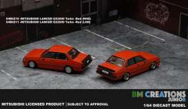 Mitsubishi  - Lancer EX2000 Turbo red - 1:64 - BM Creations - 64B0210 - BM64B0210RHD | Toms Modelautos