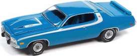 Plymouth  - Road Runner 1973 blue/white - 1:64 - Auto World - SP096B - AWSP096B | Toms Modelautos