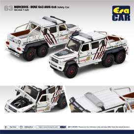 Mercedes Benz  - AMG 6x6 Safety Car 2014 white/black - 1:64 - Era - MB216x6RN63 - EraMB216x6RN63 | Toms Modelautos