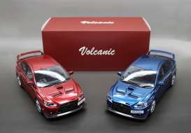 Mitsubishi  - Lancer EVO X FQ400 2018 blue - 1:18 - BM Creations - V18R0002 - BMv18r0002 | Toms Modelautos