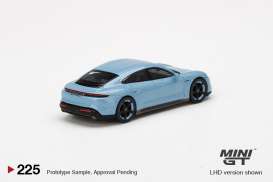 Porsche  - Taycan Turbo S 2020 blue - 1:64 - Mini GT - 00225-R - MGT00225rhd | Toms Modelautos