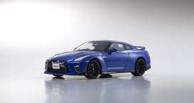 Nissan  - GT-R  2020 blue - 1:18 - Kyosho - KSR18044BL2-B - kyoKSR18044BL2 | Toms Modelautos