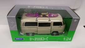Volkswagen  - 1972 cream - 1:24 - Welly - 22472SBcr - welly22472SBcr | Toms Modelautos