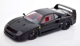 Ferrari  - F40 1990 black - 1:18 - KK - Scale - 180812 - kkdc180812 | Toms Modelautos