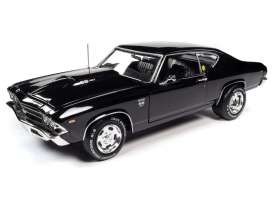 Chevrolet  - Chevelle 1969 black - 1:18 - Auto World - AMM1269 - AMM1269 | Toms Modelautos