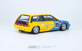 Honda  - Civic Si E-AT #95 Spoon Sport 2013 yellow/blue - 1:18 - Inno Models - in18R-EAT-SP13 - in18R-EAT-SP13 | Toms Modelautos