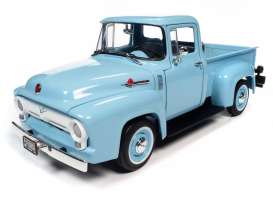 Ford  - F-100 1956 blue - 1:18 - Auto World - AW290 - AW290 | Toms Modelautos