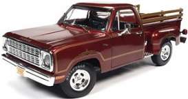 Dodge  - D100 1979 red - 1:18 - Auto World - AW298 - AW298 | Toms Modelautos