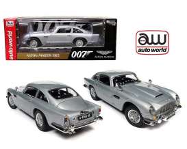 Aston Martin  - DB5 silver - 1:18 - Auto World - CP7840 - AWCP7840 | Toms Modelautos