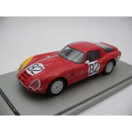 Alfa Romeo  - TZ2 1967 red - 1:18 - Tecnomodel - TM18-65D - Tec18-065D | Toms Modelautos