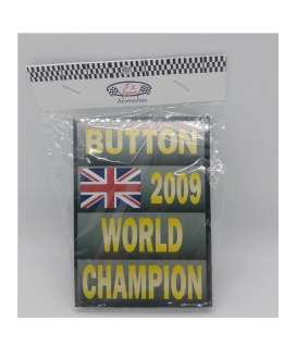 Figures diorama - Jenson Button Champion Sign 2009  - 1:18 - Cartrix - LEBU118 - CTLEBU118 | Toms Modelautos