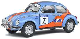 Volkswagen  - Kever 1303 2019 light blue/orange - 1:18 - Solido - 1800517 - soli1800517 | Toms Modelautos