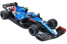 Alpine  - A521 2021 blue/black - 1:18 - Solido - 1808102 - soli1808102 | Toms Modelautos