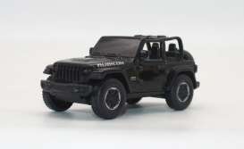 Jeep  - Wrangler Rubicon open black - 1:43 - Rastar - 59000 - rastar59000bk | Toms Modelautos