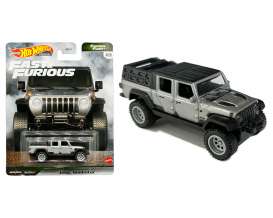 Jeep - Gladiator F&F grey - 1:64 - Hotwheels - GRK52 - hwmvGRK52 | Toms Modelautos Jeep - Gladiator F&F grey - 1:64 - Hotwheels - GRK52 - hwmvGRK52 | Toms Modelautos