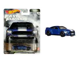 Ford - Mustang custom blue/white - 1:64 - Hotwheels - GRK56 - hwmvGRK56 | Toms Modelautos Ford - Mustang custom blue/white - 1:64 - Hotwheels - GRK56 - hwmvGRK56 | Toms Modelautos