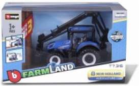 New Holland  - T7.315 blue/grey - Bburago - 31669 - bura31669 | Toms Modelautos