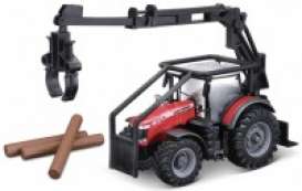 Massey Ferguson  - red/black - Bburago - 31671 - bura31671 | Toms Modelautos