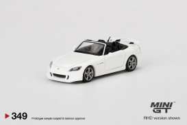 Honda  - S2000 (AP2) Type S 2022 grandprix white - 1:64 - Mini GT - 00349-R - MGT00349rhd | Toms Modelautos