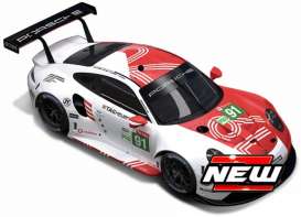 Porsche  - 911 RSR 2020 white/red - 1:24 - Bburago - 28016 - bura28016 | Toms Modelautos