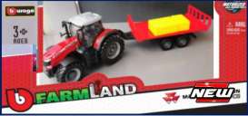 Massey Ferguson  - 87405 red - Bburago - 31675 - bura31675 | Toms Modelautos