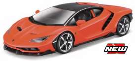 Lamborghini  - Centenario 2016 orange/black - 1:18 - Maisto - 31386O - mai31386O | Toms Modelautos