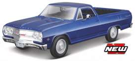 Chevrolet  - El Camino 1965 blue metallic - 1:24 - Maisto - 39977 - mai39977 | Toms Modelautos