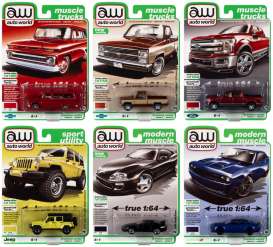 Assortment/ Mix - various - 1:64 - Auto World - 64322A~6 - AW64322A | Toms Modelautos Assortment/ Mix - various - 1:64 - Auto World - 64322A~6 - AW64322A | Toms Modelautos