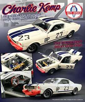 Shelby  - GT350-R #23 Charlie Kemp 1965 white/blue/red - 1:18 - Acme Diecast - 1801812s - acme1801812s | Toms Modelautos