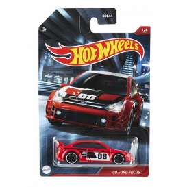 Ford  - Focus 2008 red - 1:64 - Hotwheels - GRP18 - hwmvGRP18 | Toms Modelautos