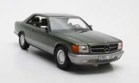 Mercedes Benz  - 380SEC 1982 green - 1:18 - Cult Models - CML075-2 - CML075-2 | Toms Modelautos