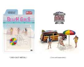 Figures  - Beach Girls 2022  - 1:64 - American Diorama - 76481 - AD76481 | Toms Modelautos