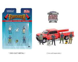 Figures  - Firefighters #2 2022  - 1:64 - American Diorama - 76482MJ - AD76482MJ | Toms Modelautos