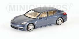 Porsche  - 2009 metallic blue - 1:43 - Minichamps - 400068270 - mc400068270 | Toms Modelautos