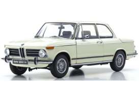 BMW  - 2002 tii white - 1:18 - Kyosho - 8543w - kyo8543w | Tom's Modelauto's