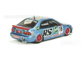 Honda  - Civic Ferio #16 1994 blue - 1:64 - Inno Models - in64-EG9-RS94 - in64EG9RS94 | Toms Modelautos