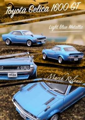 Toyota  - Celica 1600GT blue metallic - 1:64 - Inno Models - in64-1600-GT-MBL - in64-1600GTMBL | Toms Modelautos