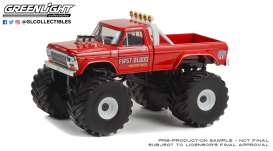 Ford  - F-250 Monster Truck 1978 red - 1:43 - GreenLight - 88052 - gl88052 | Toms Modelautos