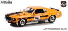 Ford  - Mustang Mach 1 1970 yellow/black - 1:18 - Highway 61 - hwy18035 - hwy18035 | Toms Modelautos
