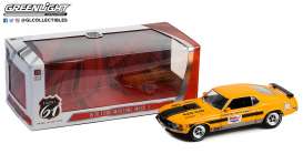 Ford  - Mustang Mach 1 1970 yellow/black - 1:18 - Highway 61 - hwy18035 - hwy18035 | Toms Modelautos