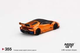 LB Works Lamborghini - Huracan orange - 1:64 - Mini GT - 00355-L - MGT00355lhd | Toms Modelautos