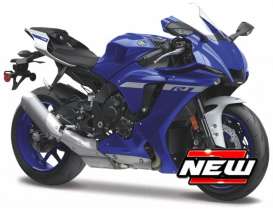 Yamaha  - YZF-R1 2021 blue/grey/white - 1:12 - Maisto - 21847 - mai20-21847 | Toms Modelautos