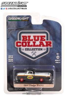 Dodge - D-100 1964 black/yellow - 1:64 - GreenLight - 35240A - gl35240A | Toms Modelautos Dodge - D-100 1964 black/yellow - 1:64 - GreenLight - 35240A - gl35240A | Toms Modelautos