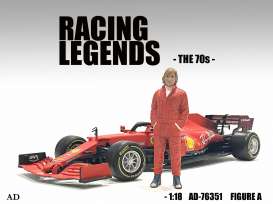 Figures  - Racing Legends 70's  - 1:18 - American Diorama - 76351 - AD76351 | Toms Modelautos