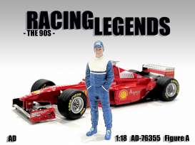 Figures  - Racing Legends 90's  - 1:18 - American Diorama - 76355 - AD76355 | Toms Modelautos