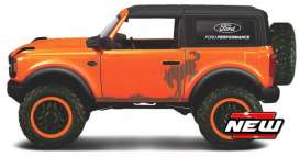 Ford  - Bronco 2021 orange/black - 1:64 - Maisto - 21858O - mai21858O | Toms Modelautos